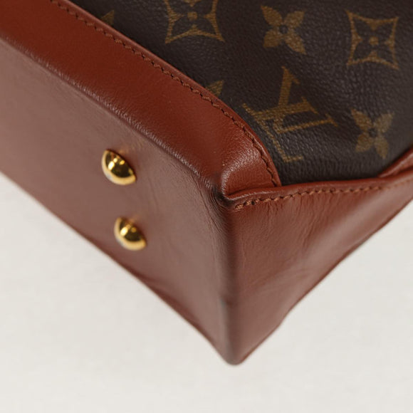 LOUIS VUITTON Monogram Sac Weekend PM Hand Bag M42425 LV Auth 111715