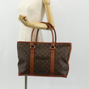 LOUIS VUITTON Monogram Sac Weekend PM Hand Bag M42425 LV Auth 111715-24