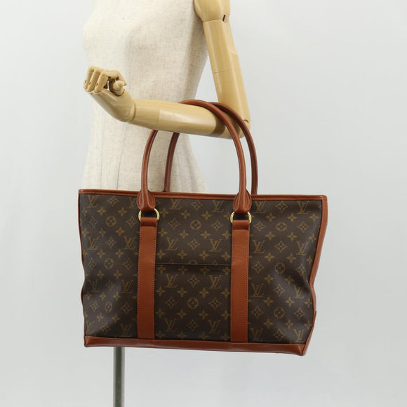 LOUIS VUITTON Monogram Sac Weekend PM Hand Bag M42425 LV Auth 111715