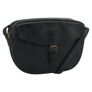 LOUIS VUITTON Epi Jeune Fille MM Shoulder Bag Black M52152 LV Auth 111717