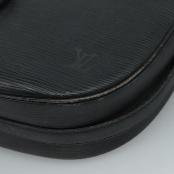 LOUIS VUITTON Epi Jeune Fille MM Shoulder Bag Black M52152 LV Auth 111717