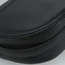 LOUIS VUITTON Epi Jeune Fille MM Shoulder Bag Black M52152 LV Auth 111717-18