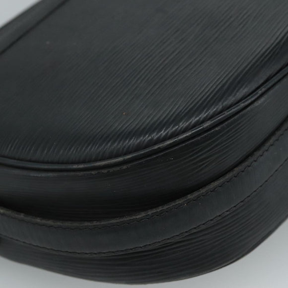 LOUIS VUITTON Epi Jeune Fille MM Shoulder Bag Black M52152 LV Auth 111717