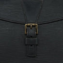 LOUIS VUITTON Epi Jeune Fille MM Shoulder Bag Black M52152 LV Auth 111717-8