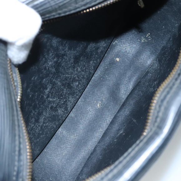 LOUIS VUITTON Epi Jeune Fille MM Shoulder Bag Black M52152 LV Auth 111717