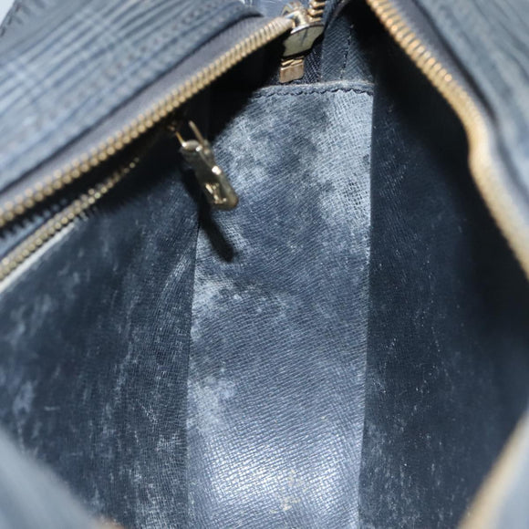 LOUIS VUITTON Epi Jeune Fille MM Shoulder Bag Black M52152 LV Auth 111717