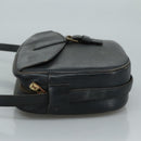 LOUIS VUITTON Epi Jeune Fille MM Shoulder Bag Black M52152 LV Auth 111717-4