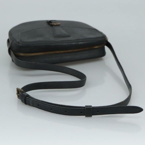 LOUIS VUITTON Epi Jeune Fille MM Shoulder Bag Black M52152 LV Auth 111717