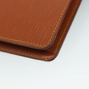 LOUIS VUITTON Epi Pochette Homme Clutch Bag Zipangu Gold M52528 LV Auth 111730-16