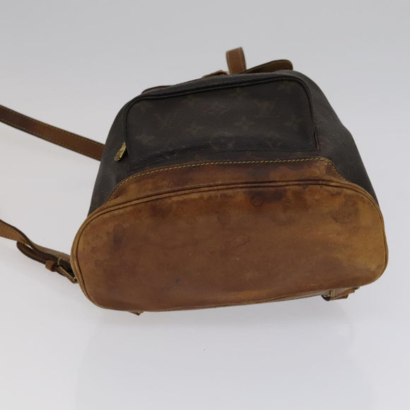 LOUIS VUITTON Monogram Montsouris MM Backpack M51136 LV Auth 111733