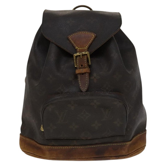 LOUIS VUITTON Monogram Montsouris MM Backpack M51136 LV Auth 111733