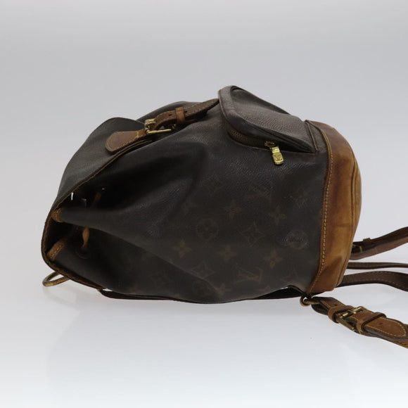 LOUIS VUITTON Monogram Montsouris MM Backpack M51136 LV Auth 111733
