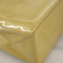LOUIS VUITTON Monogram Vernis Reade PM Hand Bag Beige M91334 LV Auth 111752-15