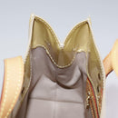 LOUIS VUITTON Monogram Vernis Reade PM Hand Bag Beige M91334 LV Auth 111752-18