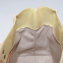 LOUIS VUITTON Monogram Vernis Reade PM Hand Bag Beige M91334 LV Auth 111752-19