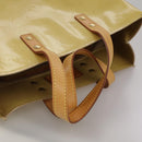 LOUIS VUITTON Monogram Vernis Reade PM Hand Bag Beige M91334 LV Auth 111752-7