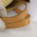 LOUIS VUITTON Monogram Vernis Reade PM Hand Bag Beige M91334 LV Auth 111752-8