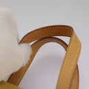 LOUIS VUITTON Monogram Vernis Reade PM Hand Bag Beige M91334 LV Auth 111752-9