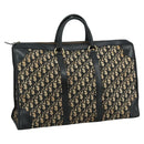 Christian Dior Trotter Canvas Boston Bag Navy Auth 111760-1
