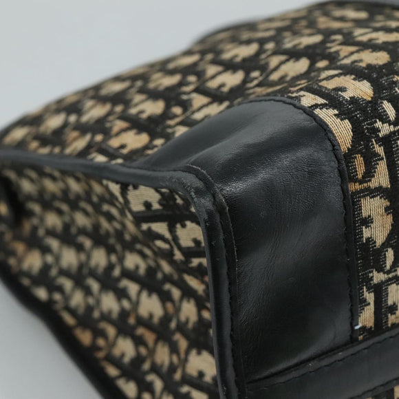 Christian Dior Trotter Canvas Boston Bag Navy Auth 111760