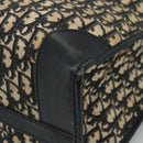 Christian Dior Trotter Canvas Boston Bag Navy Auth 111760-15