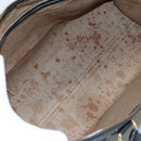 Christian Dior Trotter Canvas Boston Bag Navy Auth 111760-15