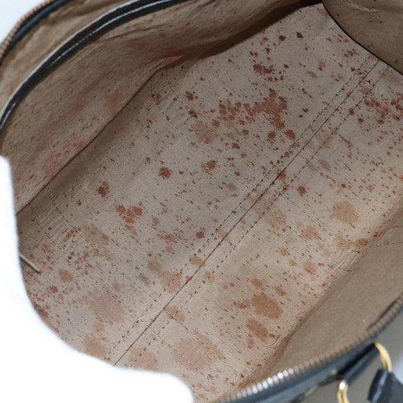 Christian Dior Trotter Canvas Boston Bag Navy Auth 111760