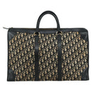 Christian Dior Trotter Canvas Boston Bag Navy Auth 111760-13