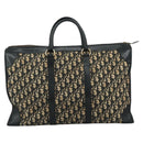Christian Dior Trotter Canvas Boston Bag Navy Auth 111760-2