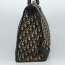 Christian Dior Trotter Canvas Boston Bag Navy Auth 111760-5