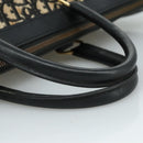 Christian Dior Trotter Canvas Boston Bag Navy Auth 111760-7