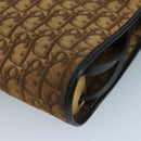 Christian Dior Trotter Canvas Shoulder Bag Brown Auth 111761-16