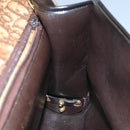 Christian Dior Trotter Canvas Shoulder Bag Brown Auth 111761-19