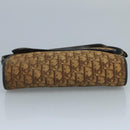 Christian Dior Trotter Canvas Shoulder Bag Brown Auth 111761-5