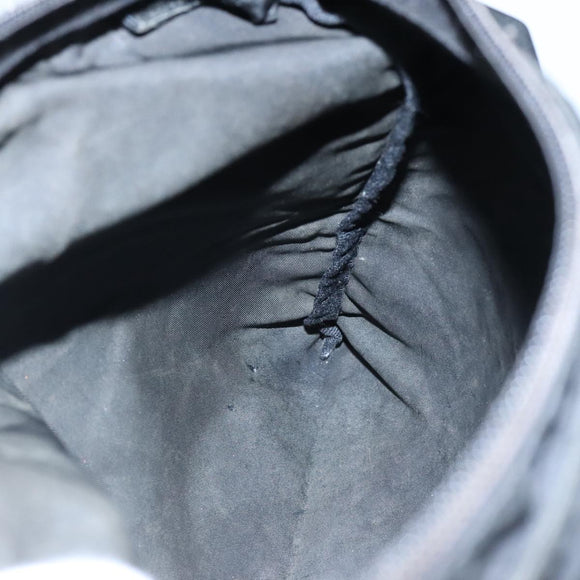 PRADA Shoulder Bag Nylon Black Auth 111765