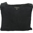 PRADA Shoulder Bag Nylon Black Auth 111765-14