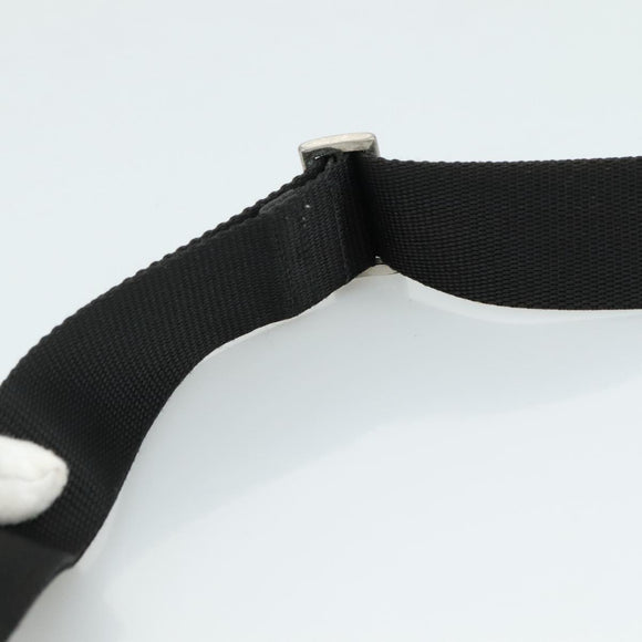 PRADA Shoulder Bag Nylon Black Auth 111765