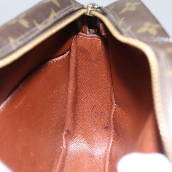 LOUIS VUITTON Monogram Compiegne 28 Clutch Bag M51845 LV Auth 111802