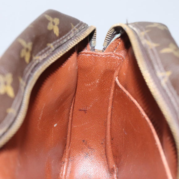 LOUIS VUITTON Monogram Compiegne 28 Clutch Bag M51845 LV Auth 111802