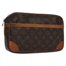 LOUIS VUITTON Monogram Compiegne 28 Clutch Bag M51845 LV Auth 111802-1