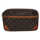 LOUIS VUITTON Monogram Compiegne 28 Clutch Bag M51845 LV Auth 111802-2
