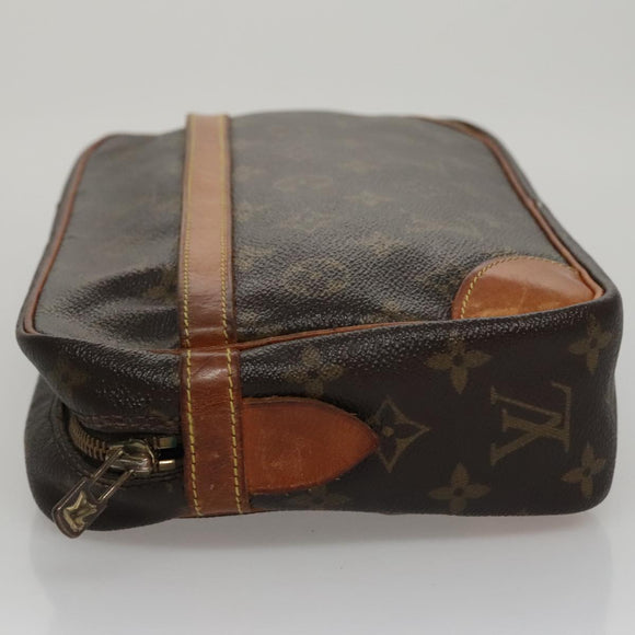 LOUIS VUITTON Monogram Compiegne 28 Clutch Bag M51845 LV Auth 111802