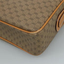 GUCCI Micro GG Supreme Shoulder Bag PVC Beige Auth 111808-15