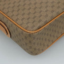 GUCCI Micro GG Supreme Shoulder Bag PVC Beige Auth 111808-16