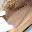 GUCCI Micro GG Supreme Shoulder Bag PVC Beige Auth 111808-11