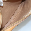 GUCCI Micro GG Supreme Shoulder Bag PVC Beige Auth 111808-21