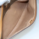 GUCCI Micro GG Supreme Shoulder Bag PVC Beige Auth 111808-22