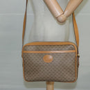 GUCCI Micro GG Supreme Shoulder Bag PVC Beige Auth 111808-23