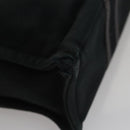 HERMES Fourre Tout PM Hand Bag Canvas Black Gray Silver Auth 111811-10