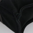 HERMES Fourre Tout PM Hand Bag Canvas Black Gray Silver Auth 111811-13